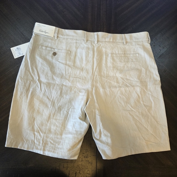 Men's Walter Hagen Clubhouse Khaki Linen Shorts Size 40 Golf Outdoor Active - Picture 6 of 9